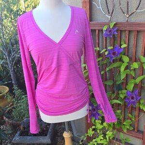 Head Women's Vibrant Pink Long Sleeve Top